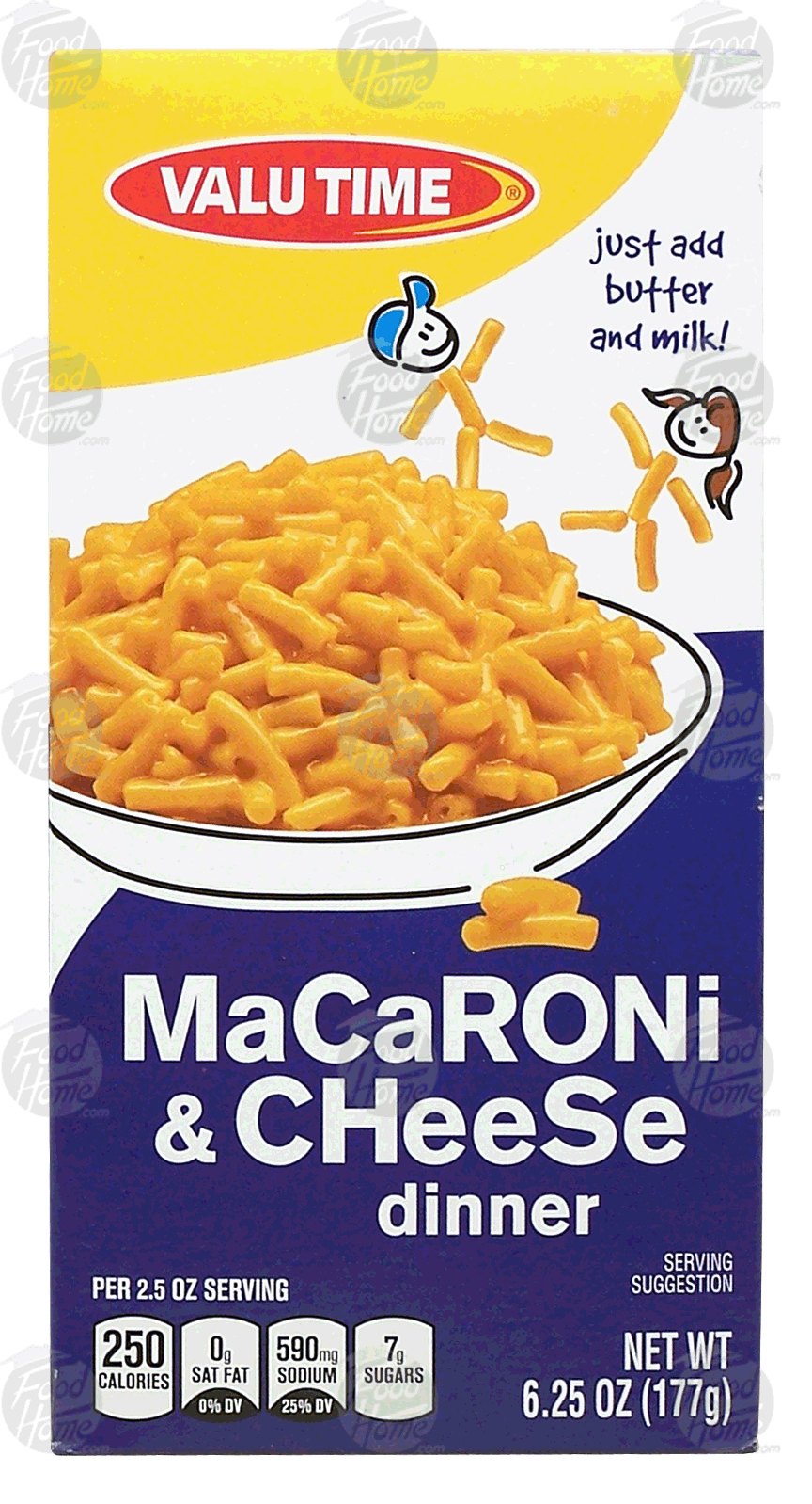 Valu Time&nbsp;&nbsp;macaroni & cheese dinner Full-Size Picture